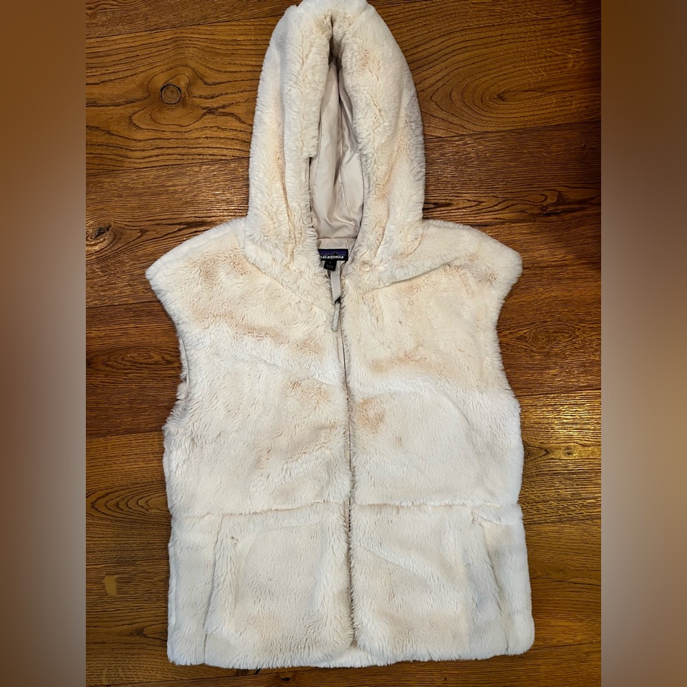 Patagonia Women's Lunar Frost Hooded Vest - Size Large